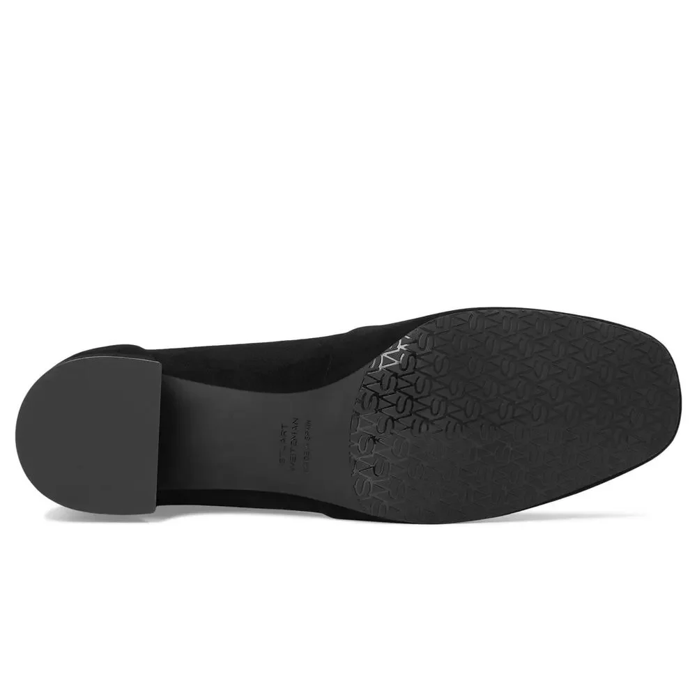 STUART WEITZMAN WOMEN'S MAEVE BOOTIE, BLACK, 9.5, MEDIUM